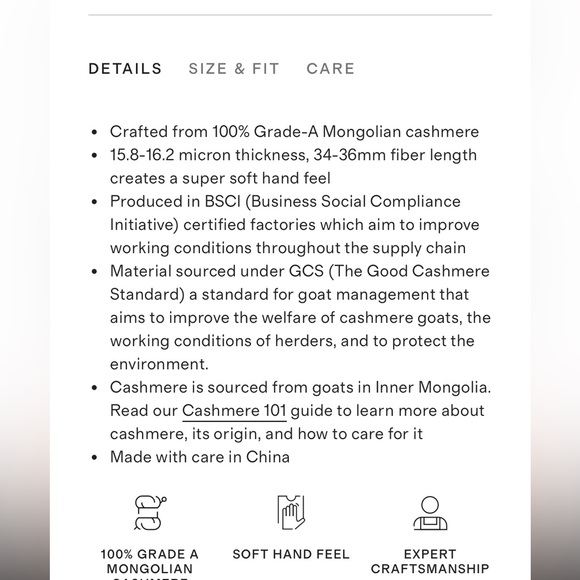 Quince Mongolian Cashmere Woven Fringed Scarf, NWOT - Picture 6 of 9